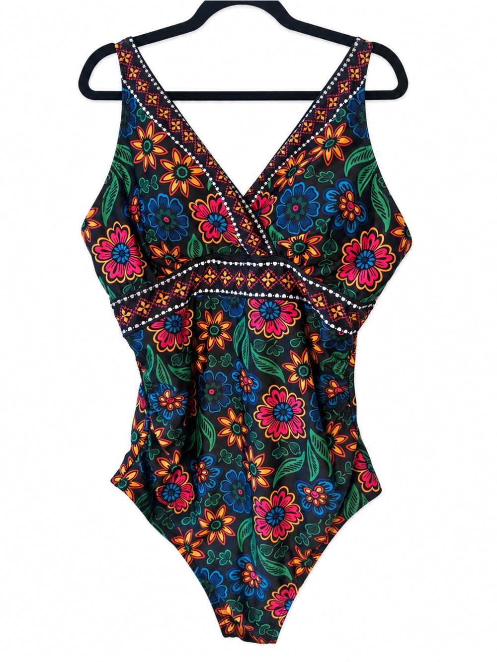 BloomChic Floral One Piece Bathing suit Size XXL
